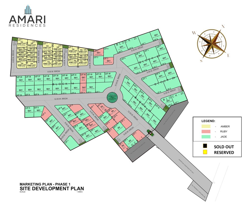 amari subdivision site plan