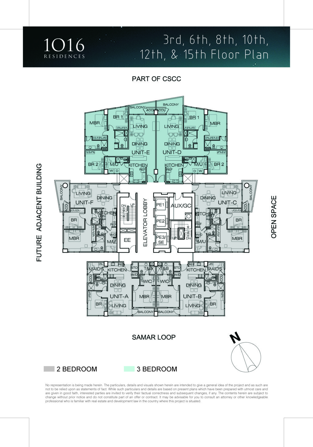 1016 residences 2 bedroom