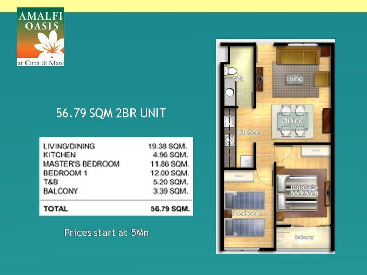 amalfi condo cebu 2 bedroom for sale