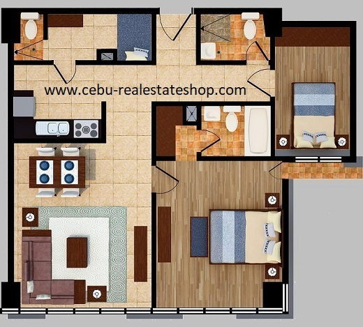 avalon condominium 2 bedroom for sale