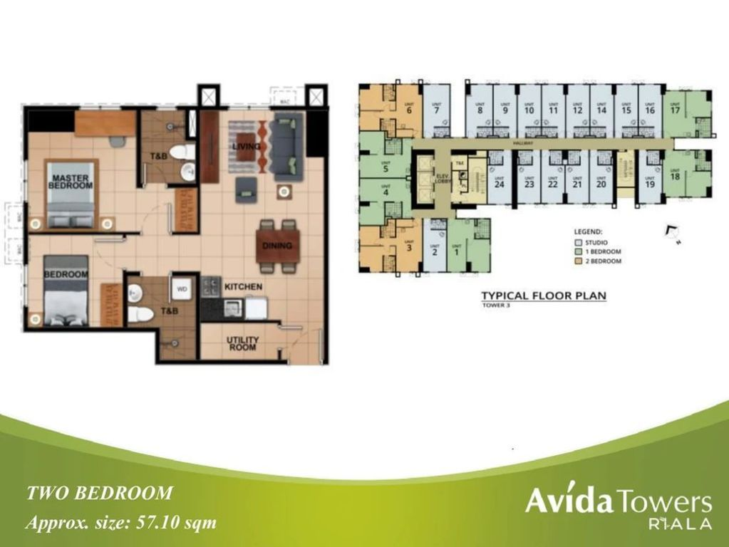 avida 2 bedroom big