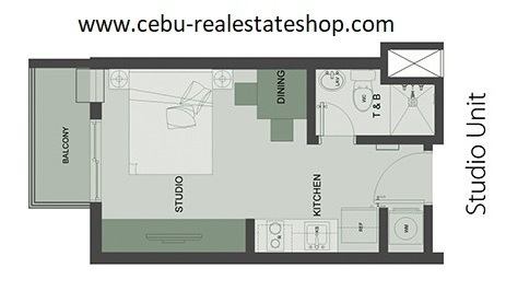 grand residences cebu studio for sale