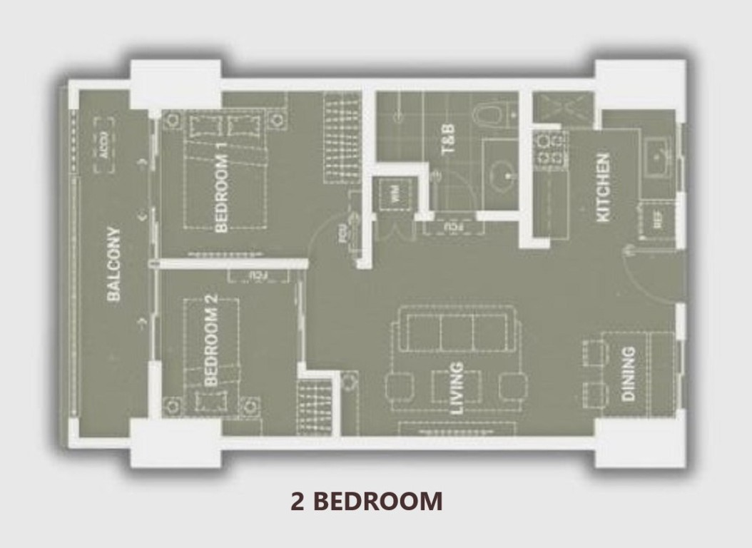 kalea heights 2 bedroom