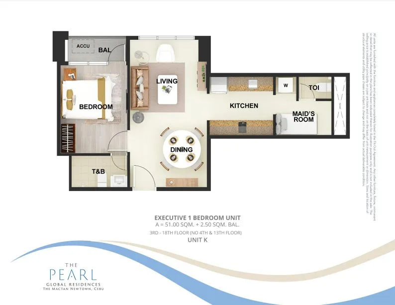 the pearl condo 1 bedroom for sale