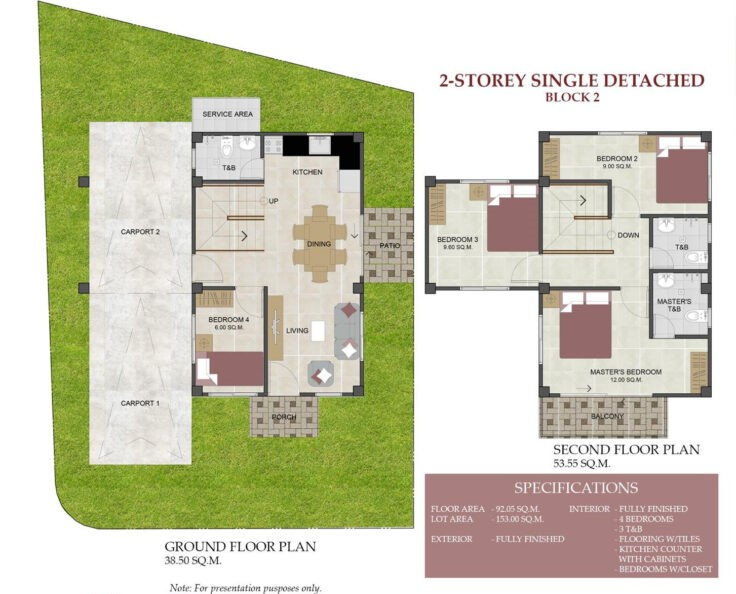 alleyna homes single detached floor plan