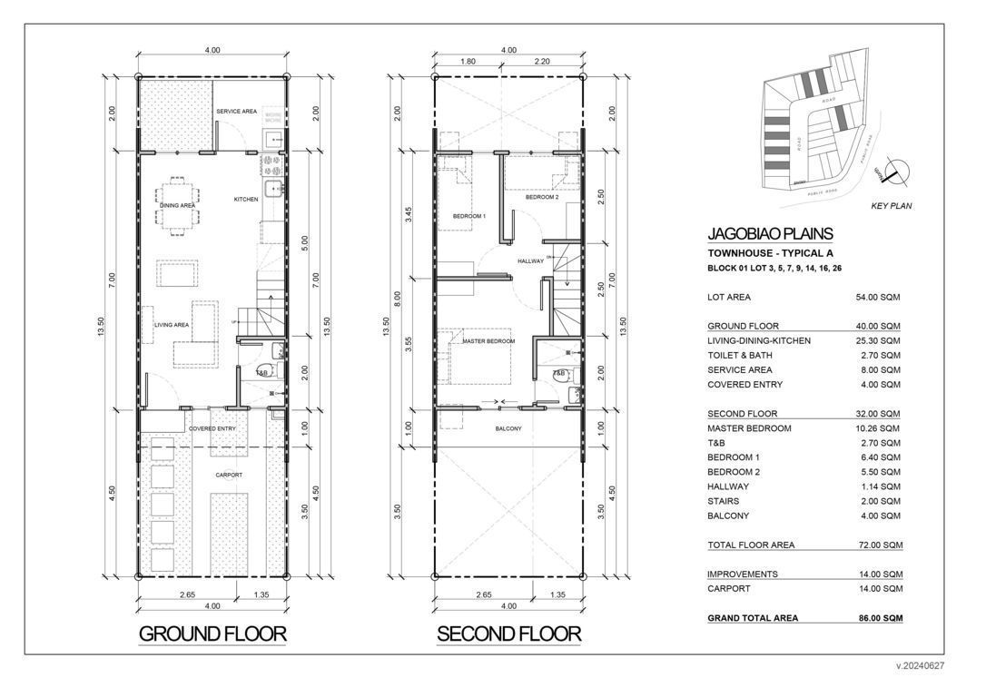 jagobiao plains townhouse floor plan