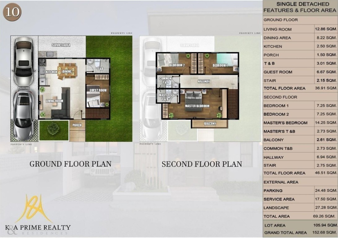 marigold single detached floor plan