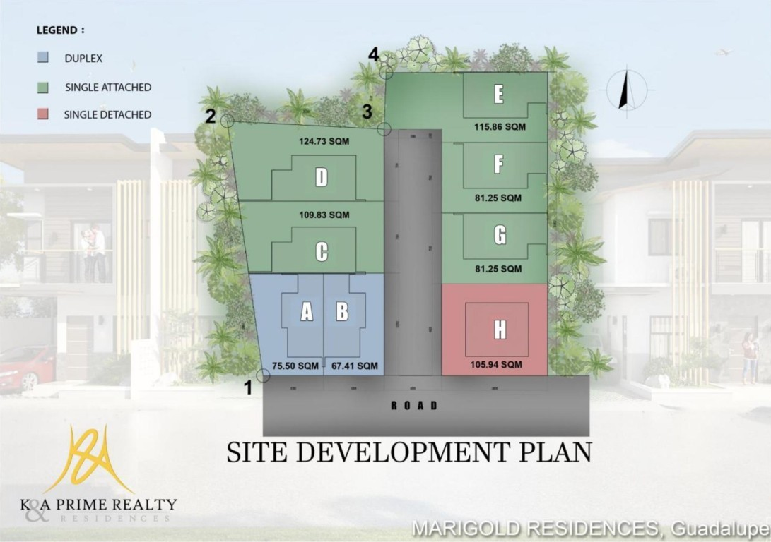 marigold residences site plan