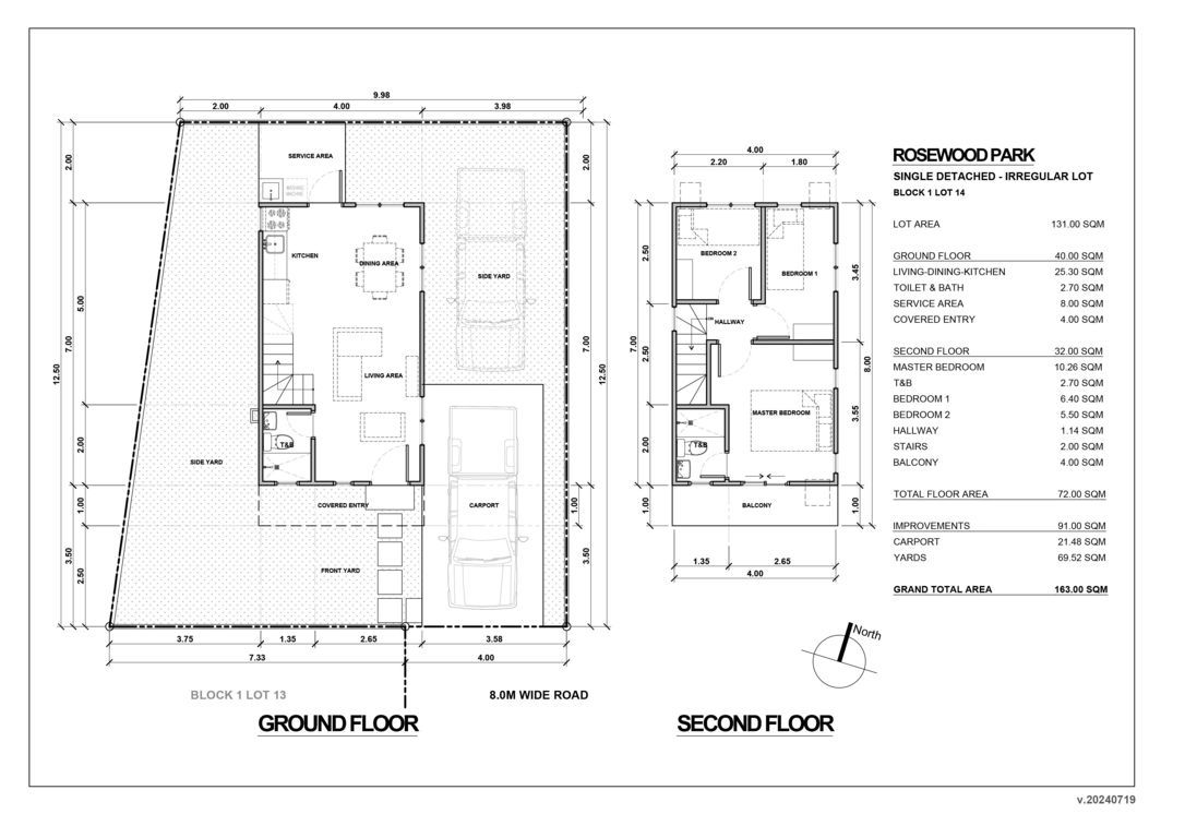 rosewood park single detached floor plan