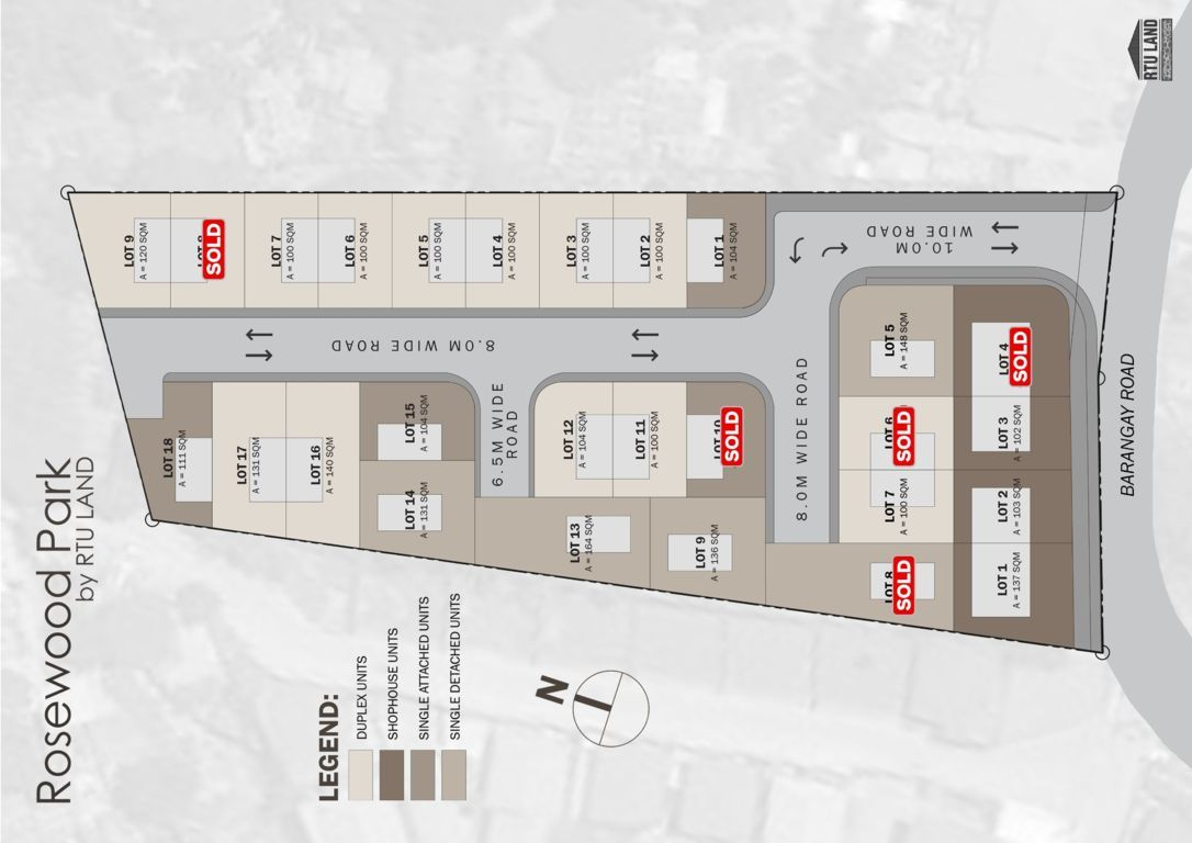 rosewood park subdivision site plan